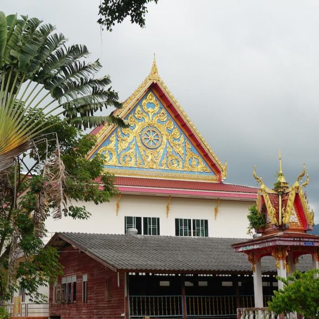 Buddhist Temple - Klong Son Village - Slow Life Cycling Bicycle Tour, Koh Chang, Thailand