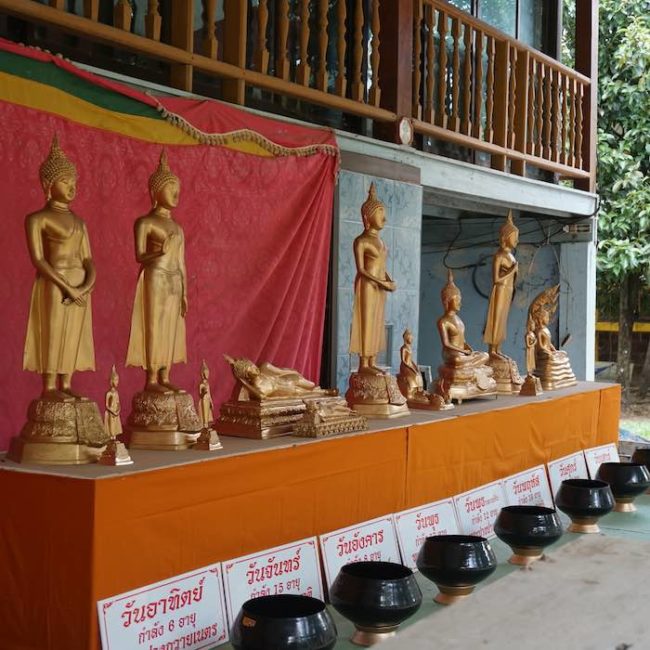 Buddha for each day - Klong Son Village - Slow Life Cycling Bicycle Tour, Koh Chang, Thailand