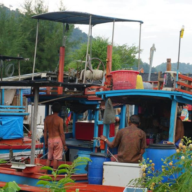 Fishermen - Fisherman's Village - Slow Life Cycling Bicycle Tour, Koh Chang, Thailand